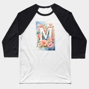 Monogram Letter M Baseball T-Shirt